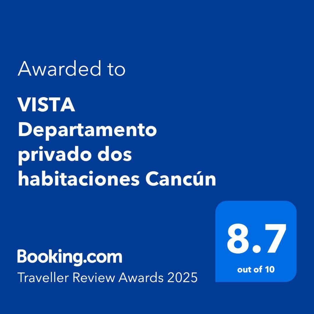 Vista Departamento Privado Dos Habitaciones Cancún Esterno foto